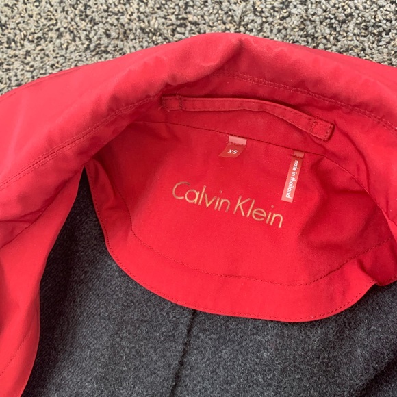 Calvin Klein Trench Coat With Detachable Lining - Picture 4 of 5